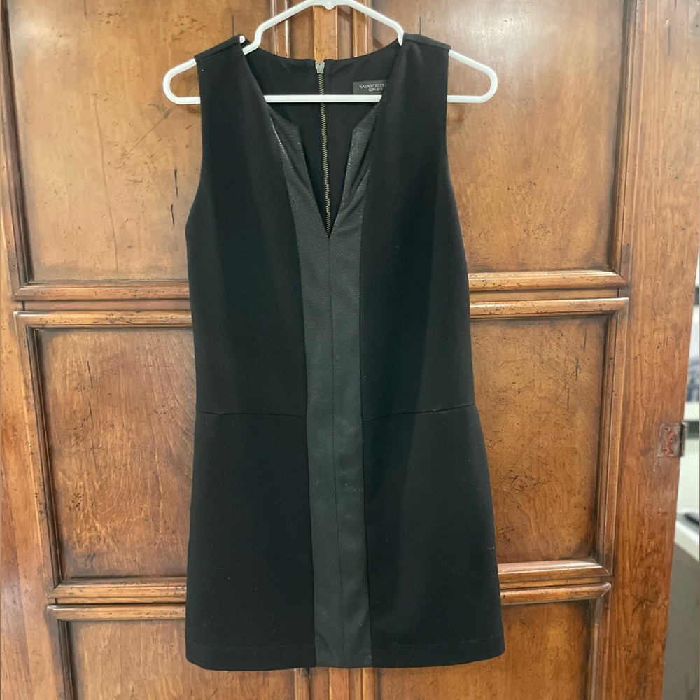 Waverly Grey Black Mini Dress
